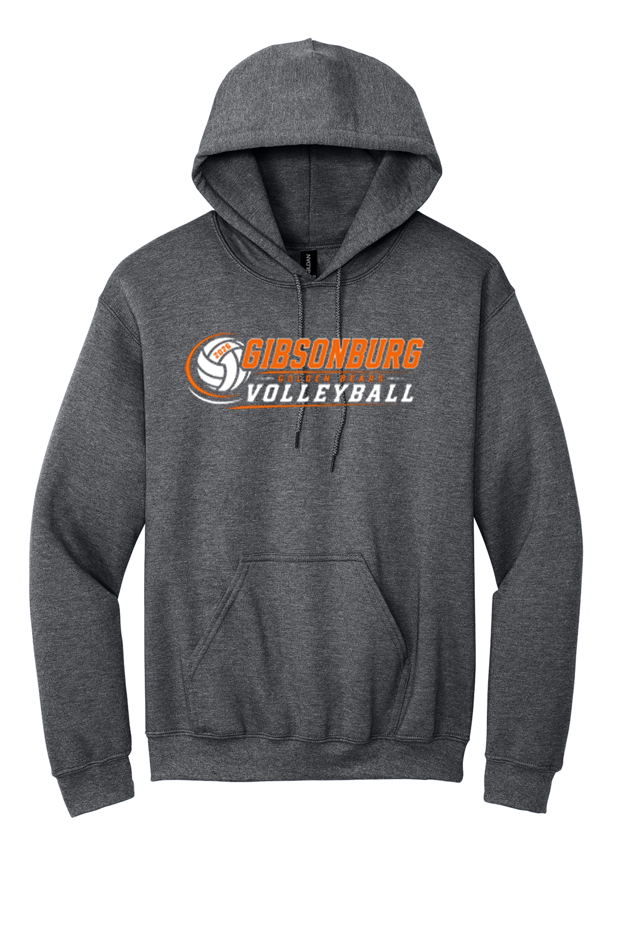 Gibsonburg Volleyball Graphite Heather Apparel