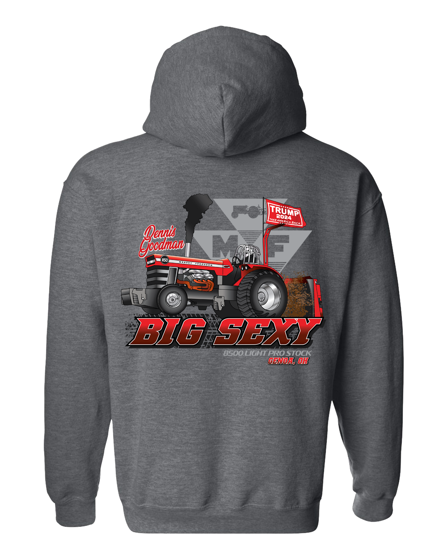 Big Sexy Pulling Team Hooded Sweatshirts