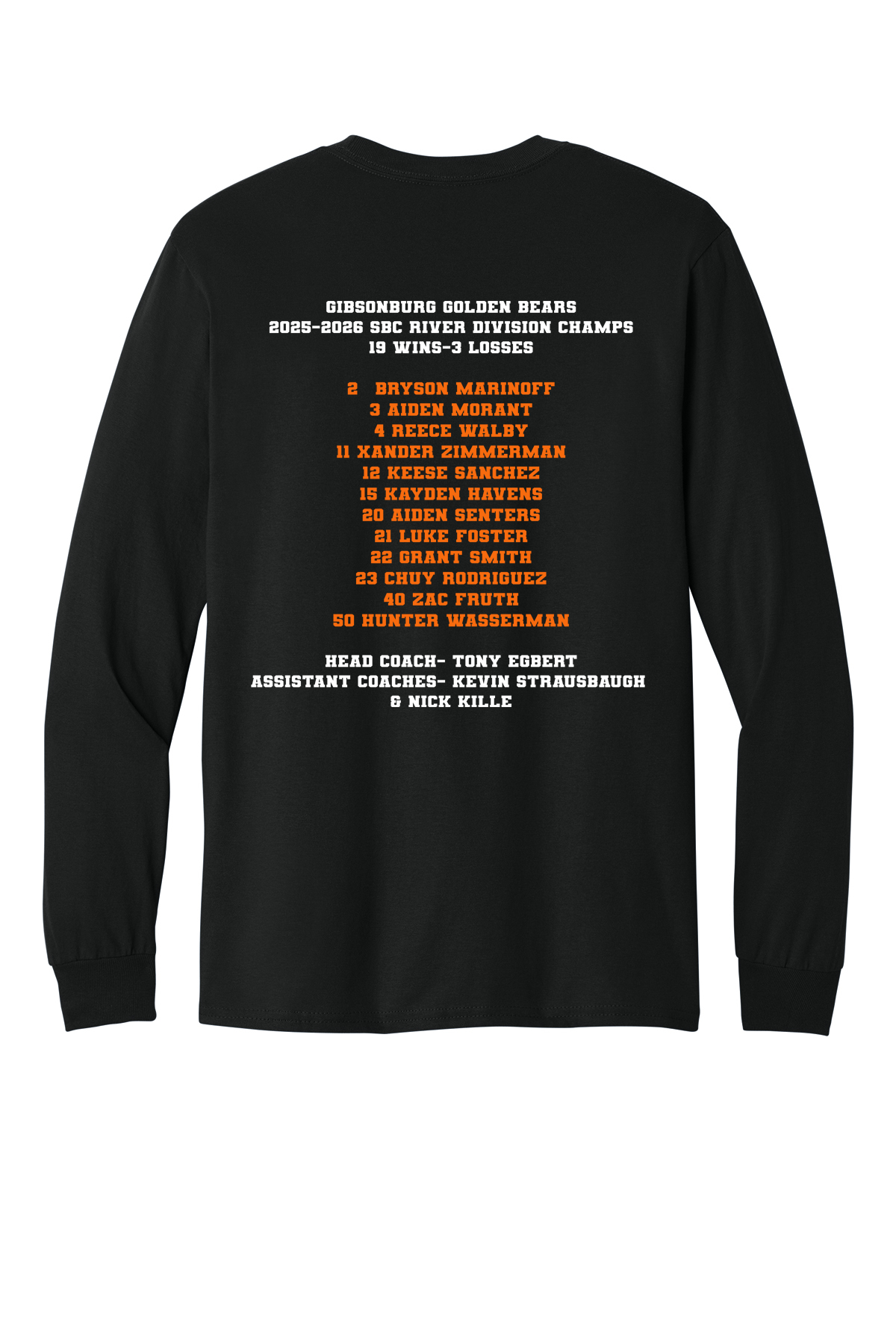 Gibsonburg Boys SBC Champs Long Sleeve