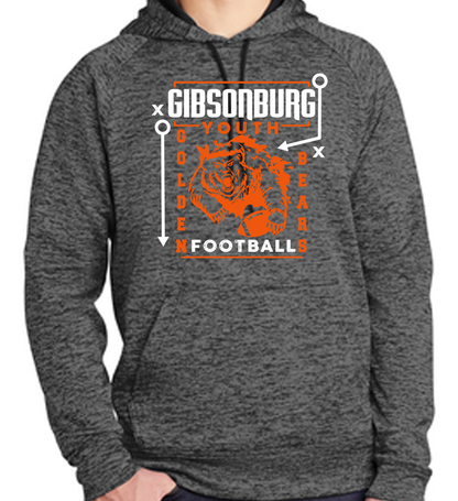 Gibsonburg Youth Football YOUTH Electric Hooded Sweatshirt