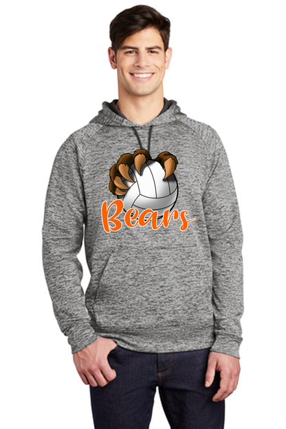 Bears Claw with Sport Polyester Hooded Sweatshirt